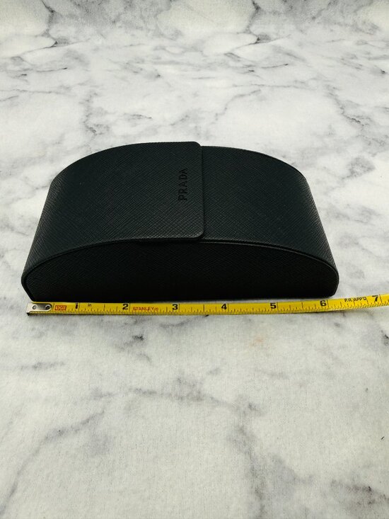Prada Sunglasses Case,Black Magnetic Clamshell Case,Cleaning Cloth,Auth Card main image 4